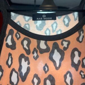 Rae Mode Leopard Print Tank Top dress